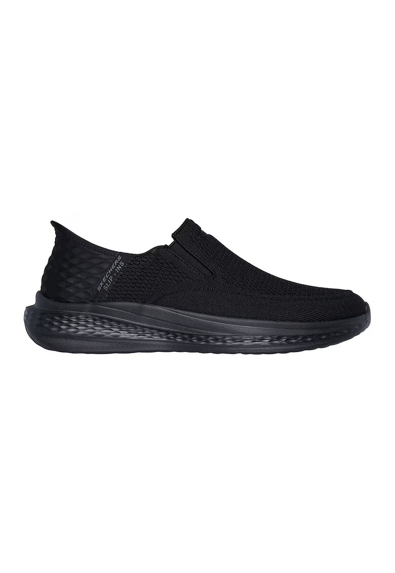 Skechers Pantofi din plasa Slade - Deacon Slip-Ins - Negru