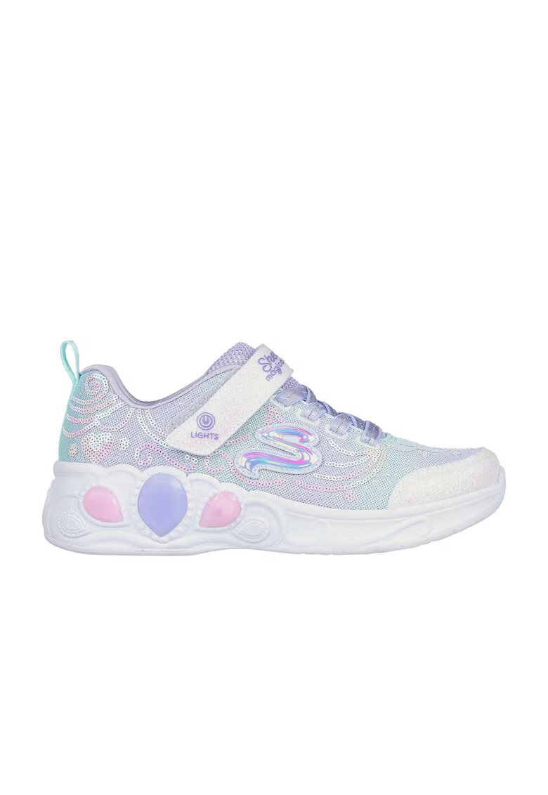 Skechers Pantofi fete cu sistem de lumini Princess Wishes - Mov -