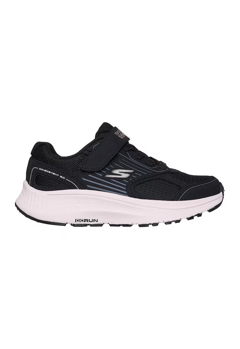 Skechers Pantofi Go Run Consistent pentru alergare - Negru/Alb optic
