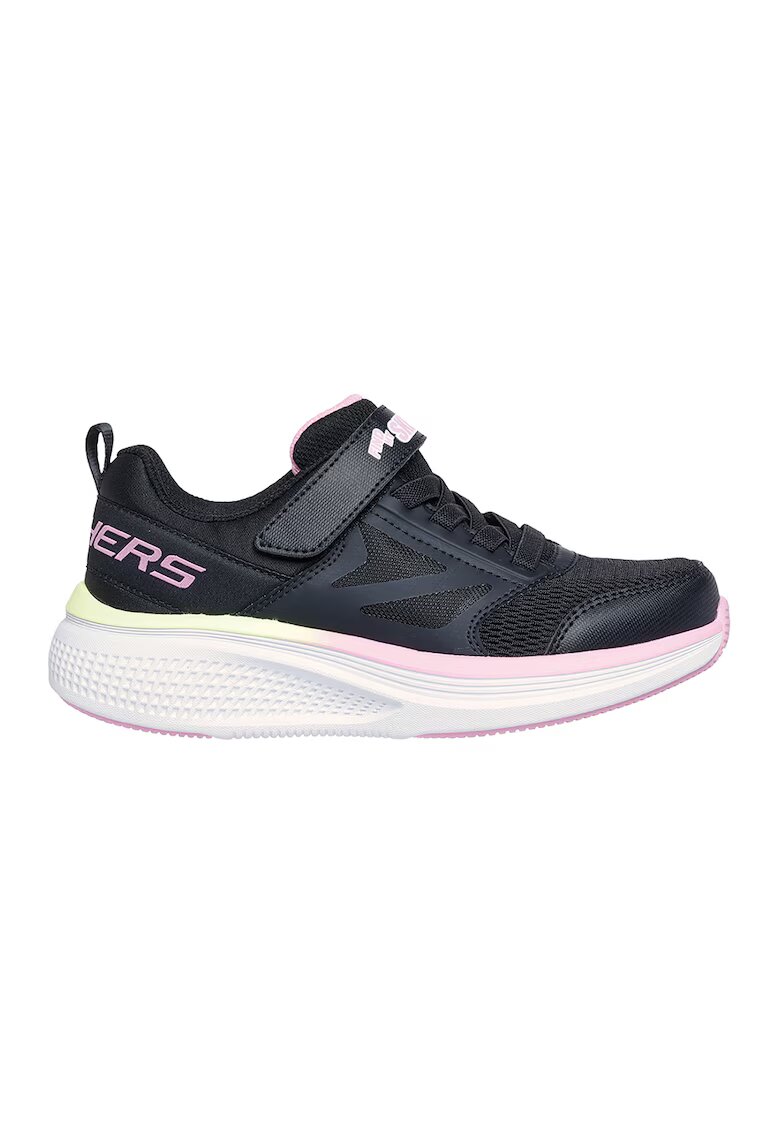 Skechers Pantofi Go Run Elevate 2.0 cu velcro pentru alergare - Negru/Roz pastel/Alb optic