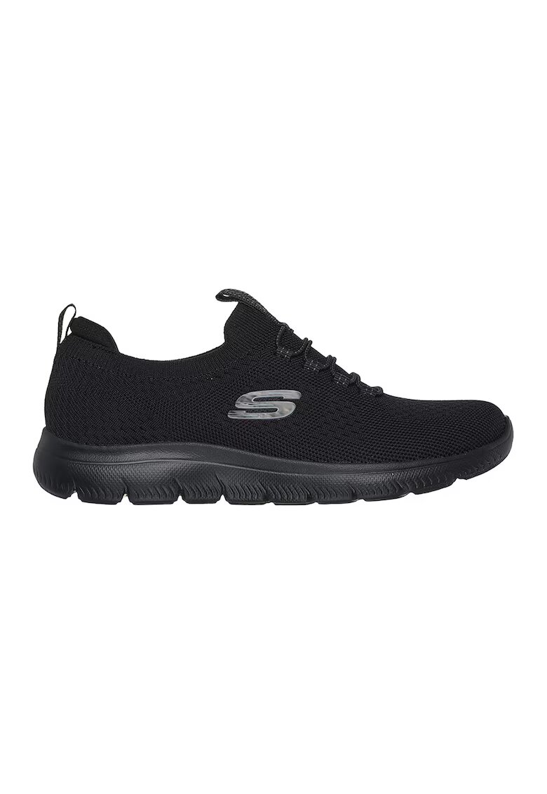 Skechers Pantofi slip-on de plasa Idyllic - Negru