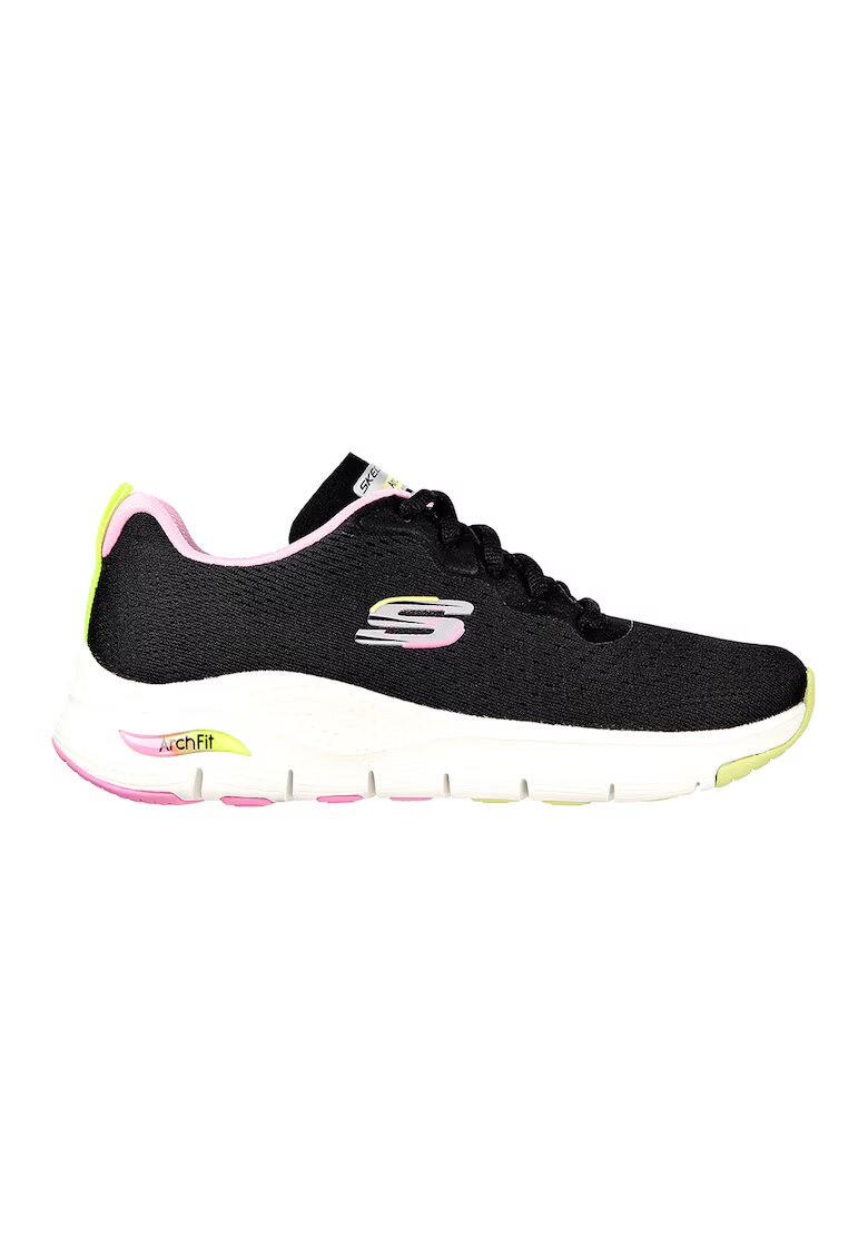 Skechers Pantofi sport Arch Fit Infinity - Negru/Roz/Verde lime