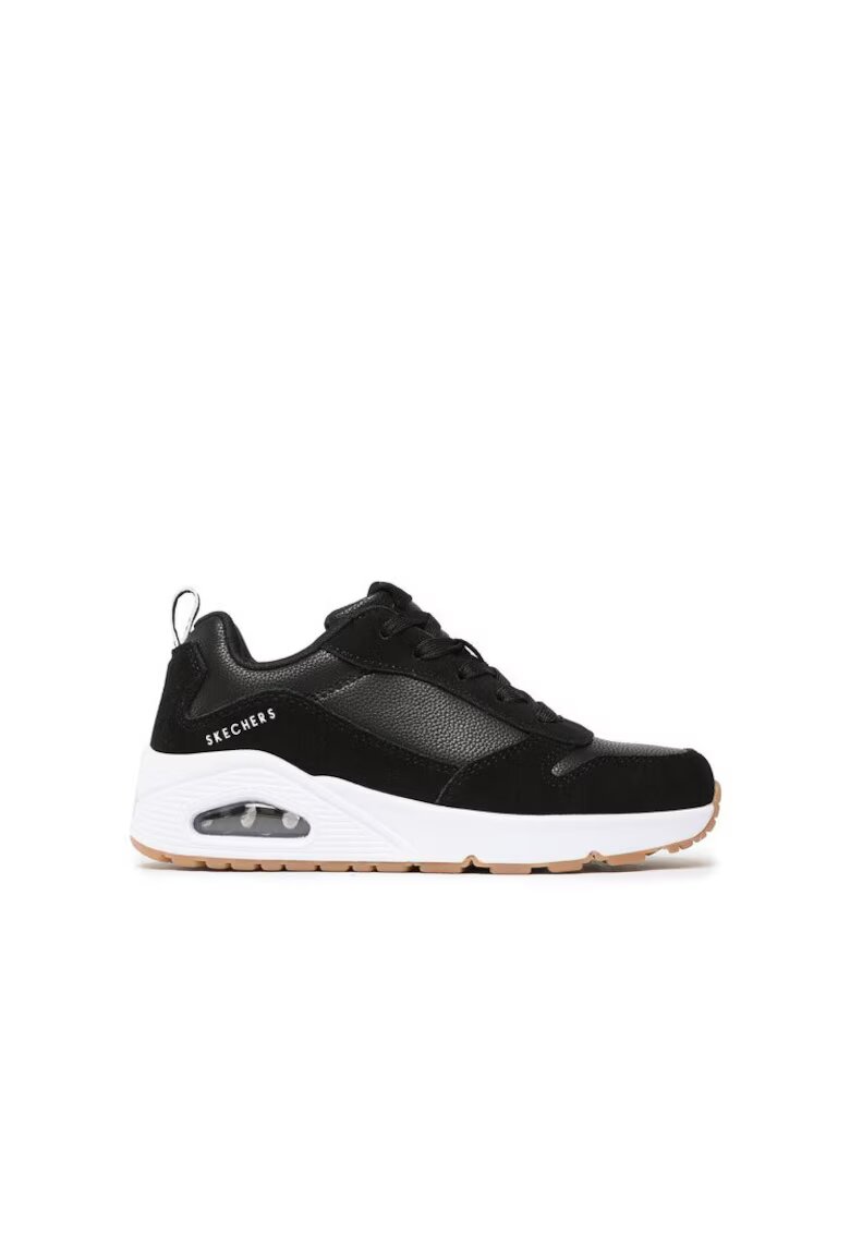 Skechers Pantofi sport baieti 300593462 - Piele ecologica - Negru - Negru