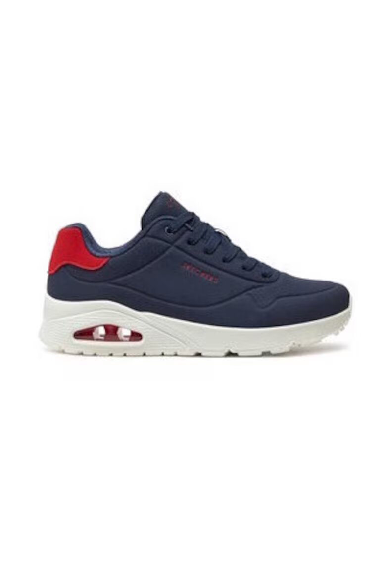 Skechers Pantofi sport barbati 304111303 - Piele ecologica - Albastru - Albastru