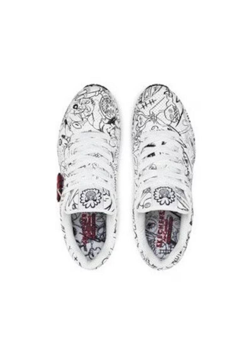 Skechers Pantofi sport barbati 304743122 - Piele ecologica - Alb - Alb