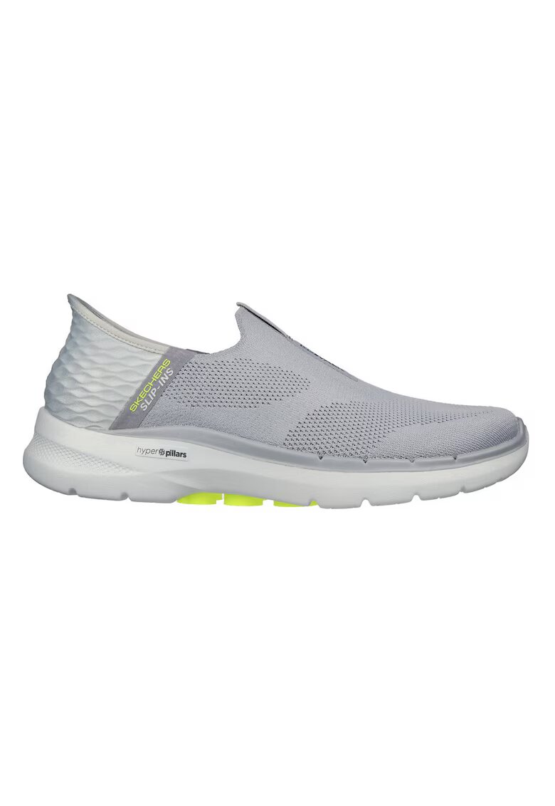 Skechers Pantofi sport barbati Slip Ins Go Walk 6 Easy On - Gri - Gri