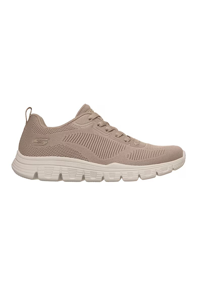 Skechers Pantofi sport Bobs B Lite - Maro taupe/Bej deschis