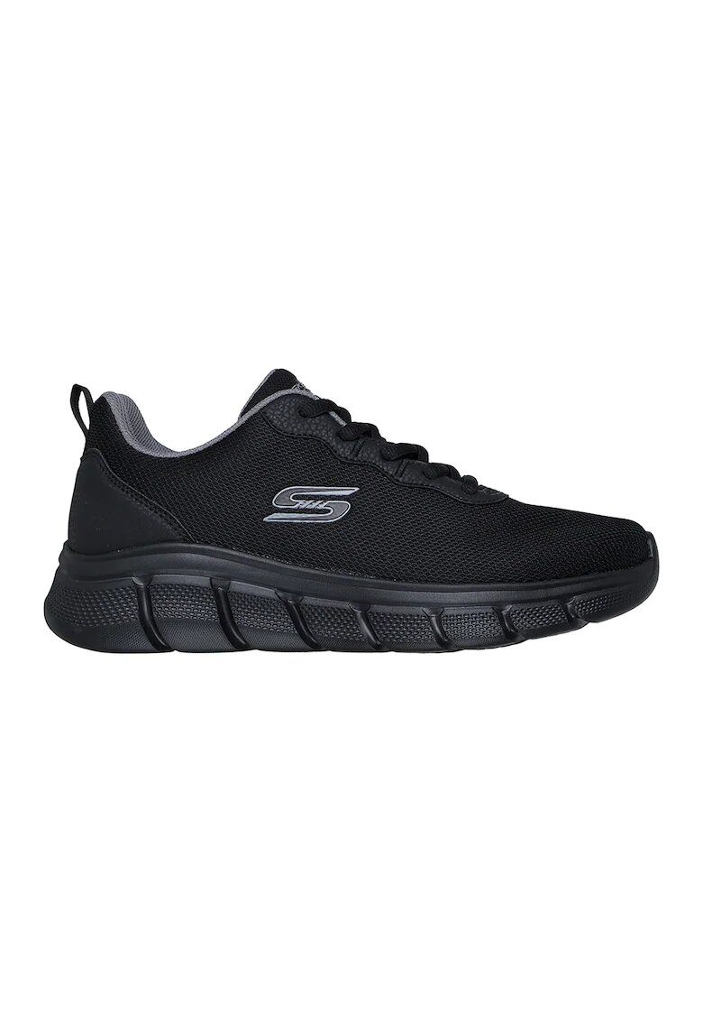 Skechers Pantofi sport Bobs Flex cu insertii de plasa - Negru