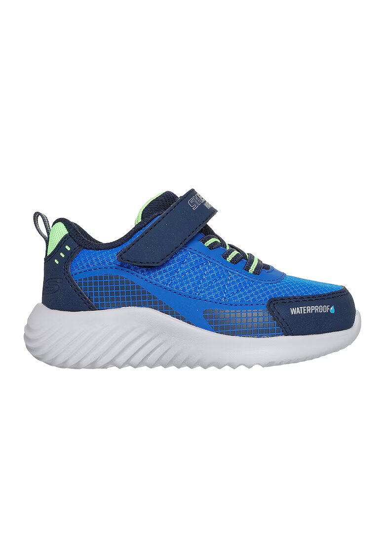 Skechers Pantofi sport Bounder impermeabili cu velcro - Albastru deschis