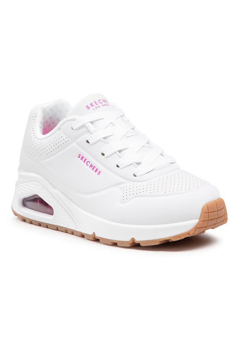 Skechers Pantofi sport copii 310024L - Piele ecologica - Alb - Alb