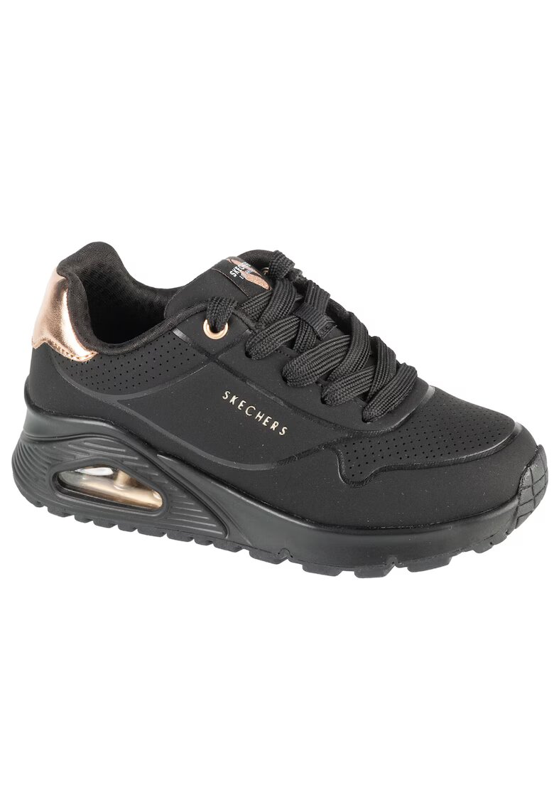 Skechers Pantofi sport copii - Uno Gen1 - Shimmer Away 310545L-BBK - Negru - Negru