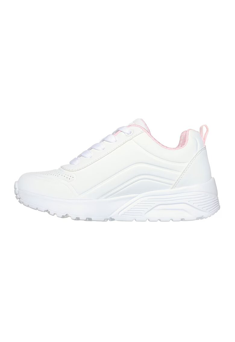 Skechers Pantofi sport cu fermoar lateral Uno Lite - Easy - Alb