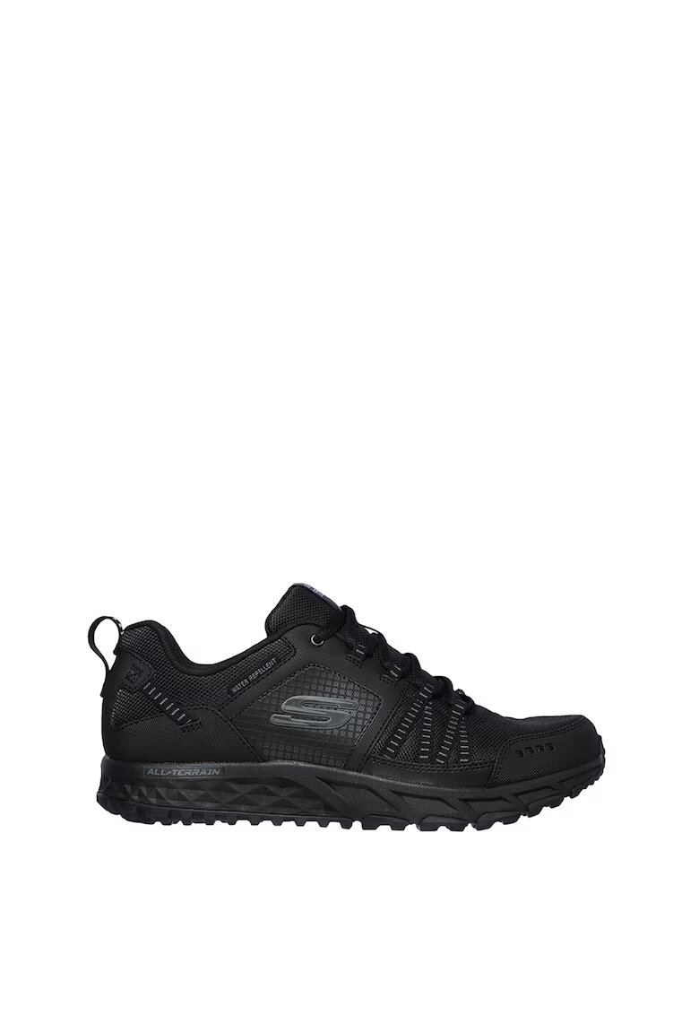 Skechers Pantofi sport cu garnituri de piele Escape Plan Trail - Negru