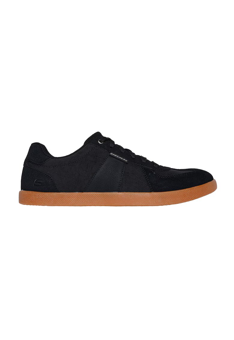 Skechers Pantofi sport cu garnituri din piele intoarsa Placer - Camilo - Negru