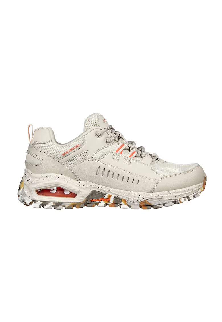 Skechers Pantofi sport cu garnituri din piele intoarsa Uno Trail Cool - Portocaliu/Maro nisip