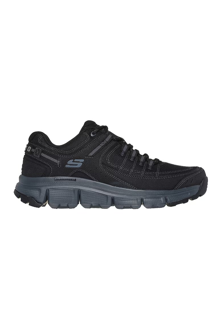 Skechers Pantofi sport cu insertii din plasa Summits At - Negru
