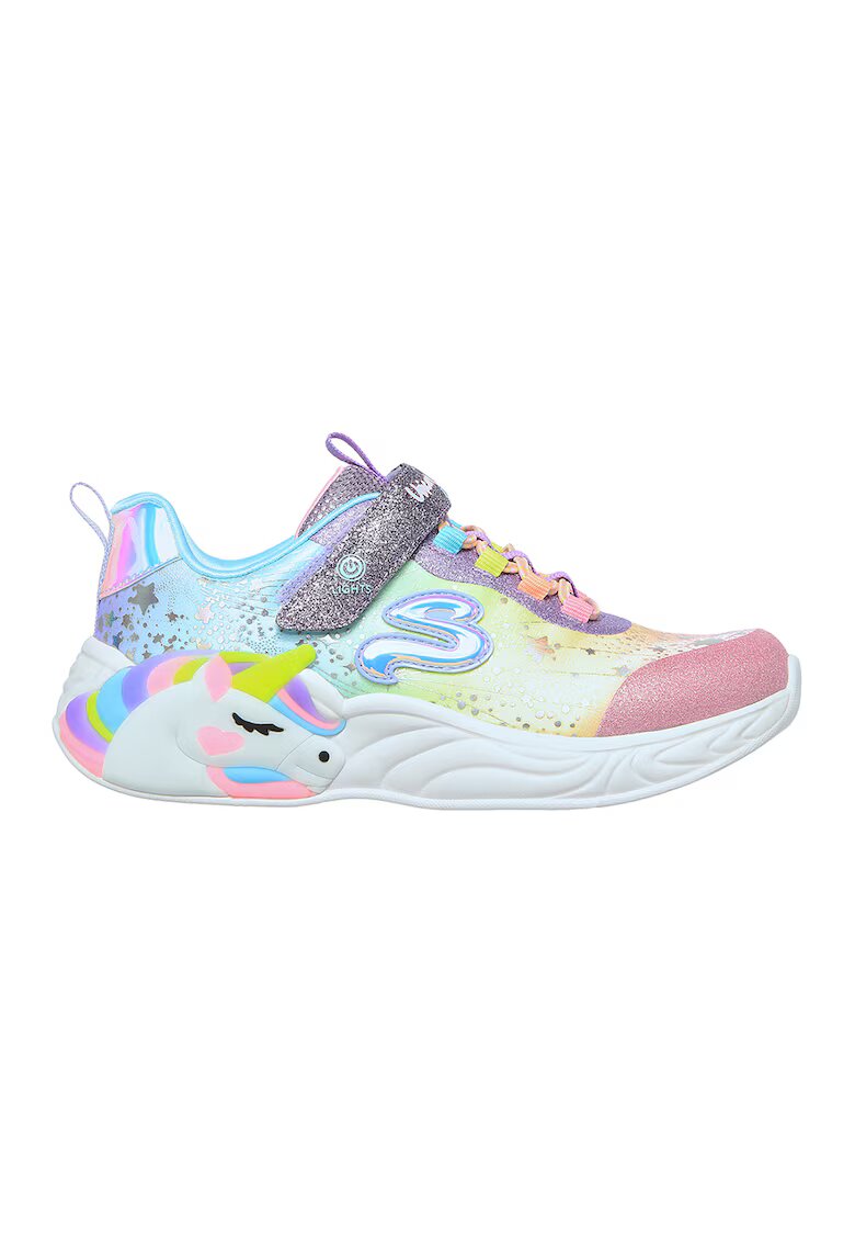 Skechers Pantofi sport cu LED-uri Unicorn Dreams - Multicolor