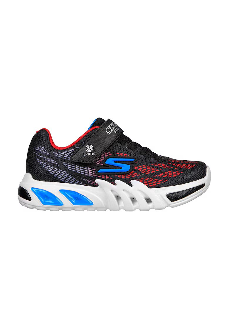 Skechers Pantofi sport cu lumini LED Flex-Glow Elite-Vorlo - Rosu/Negru