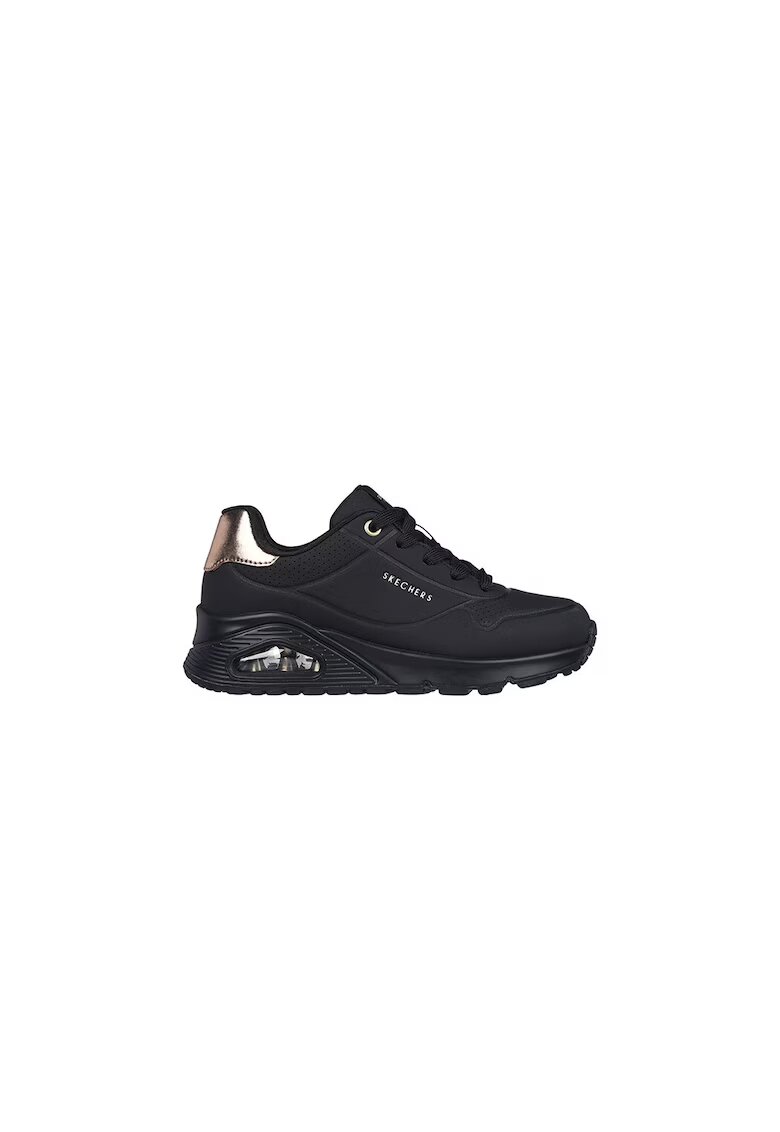 Skechers Pantofi sport cu segment perforat Uno Gen1 - Shimmer Away - Negru