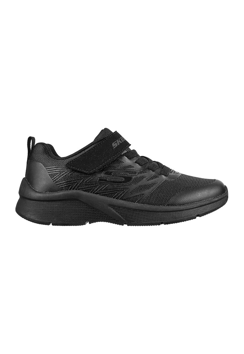 Skechers Pantofi sport cu velcro Microspec Texlor - Negru/Negru stins