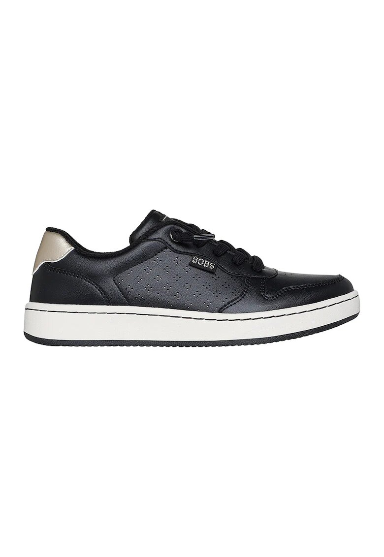 Skechers Pantofi sport Cute Court-Luxe Kicks din piele ecologica - Auriu/Negru