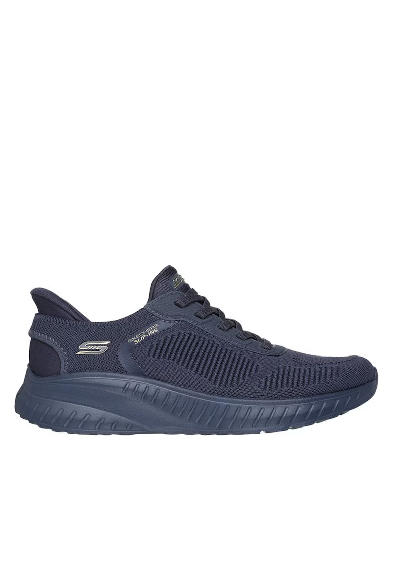 Skechers Pantofi sport - dama - BOBS SQUAD CHAOS-CURRENT MUSE SLIP-INS 117497-DKNV bleumarin - textil - Bleumarin