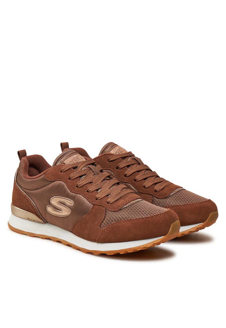 Skechers Pantofi sport dama - Chocolate - piele naturala - maro -