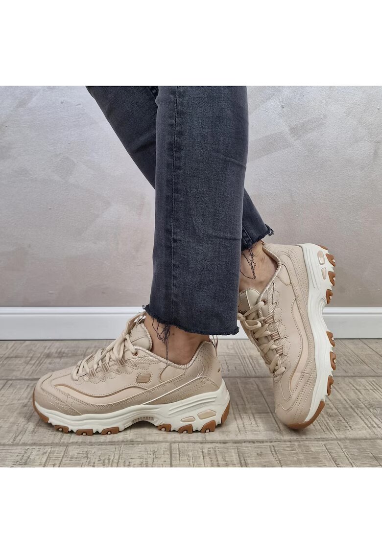 Skechers Pantofi sport dama D'Lites - taupe - Nude