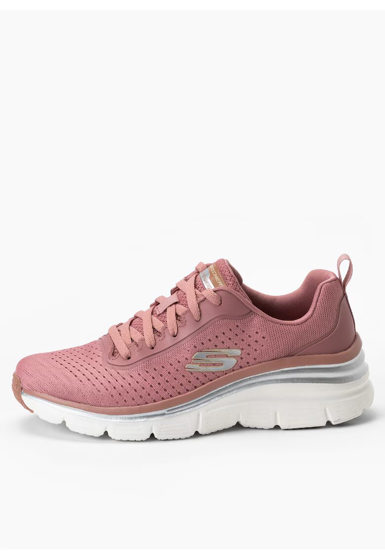 Skechers Pantofi sport dama - Material sintetic - Roz - Roz