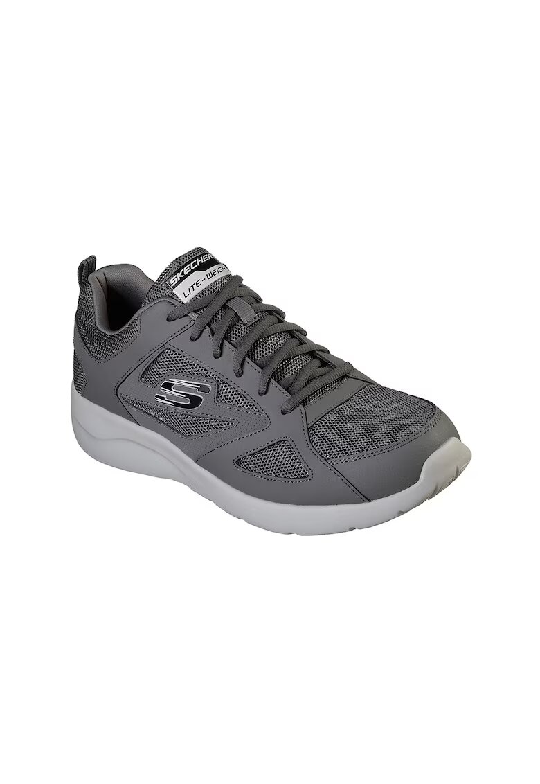Skechers Pantofi sport de piele cu insertii textile Dynamight