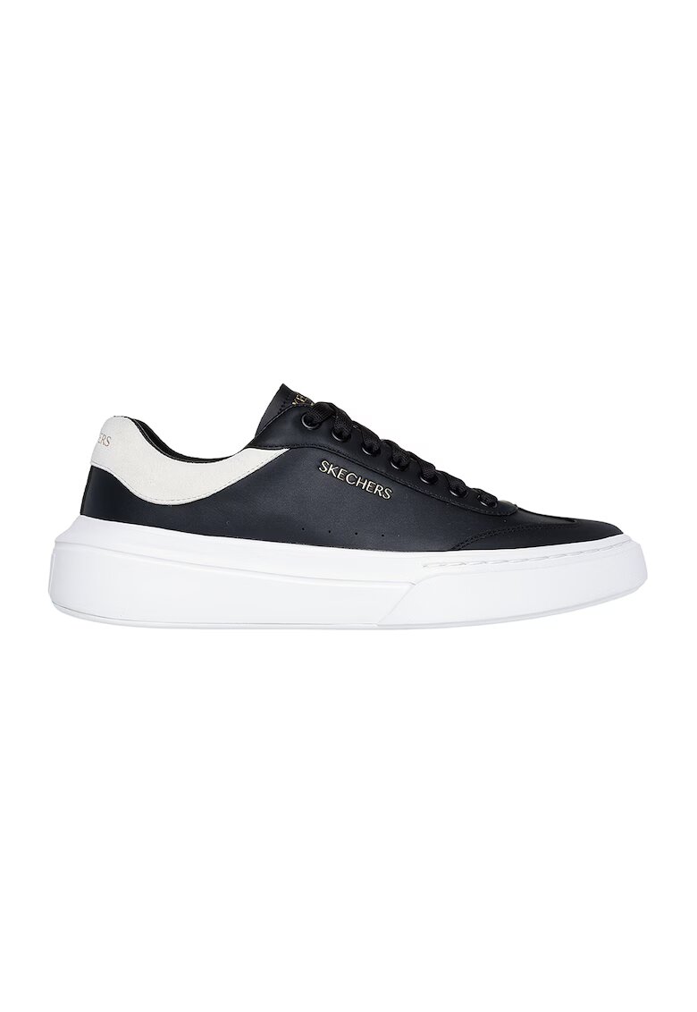 Skechers Pantofi sport de piele ecologica Cordova Classic - Alb/Negru