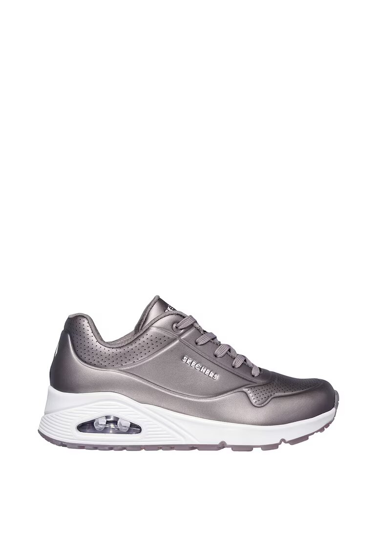 Skechers Pantofi sport de piele ecologica - cu aspect perforat Rose Bold