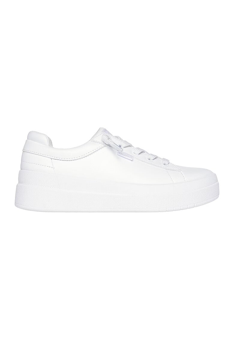 Skechers Pantofi sport de piele ecologica D'Vine Sky - Alb optic