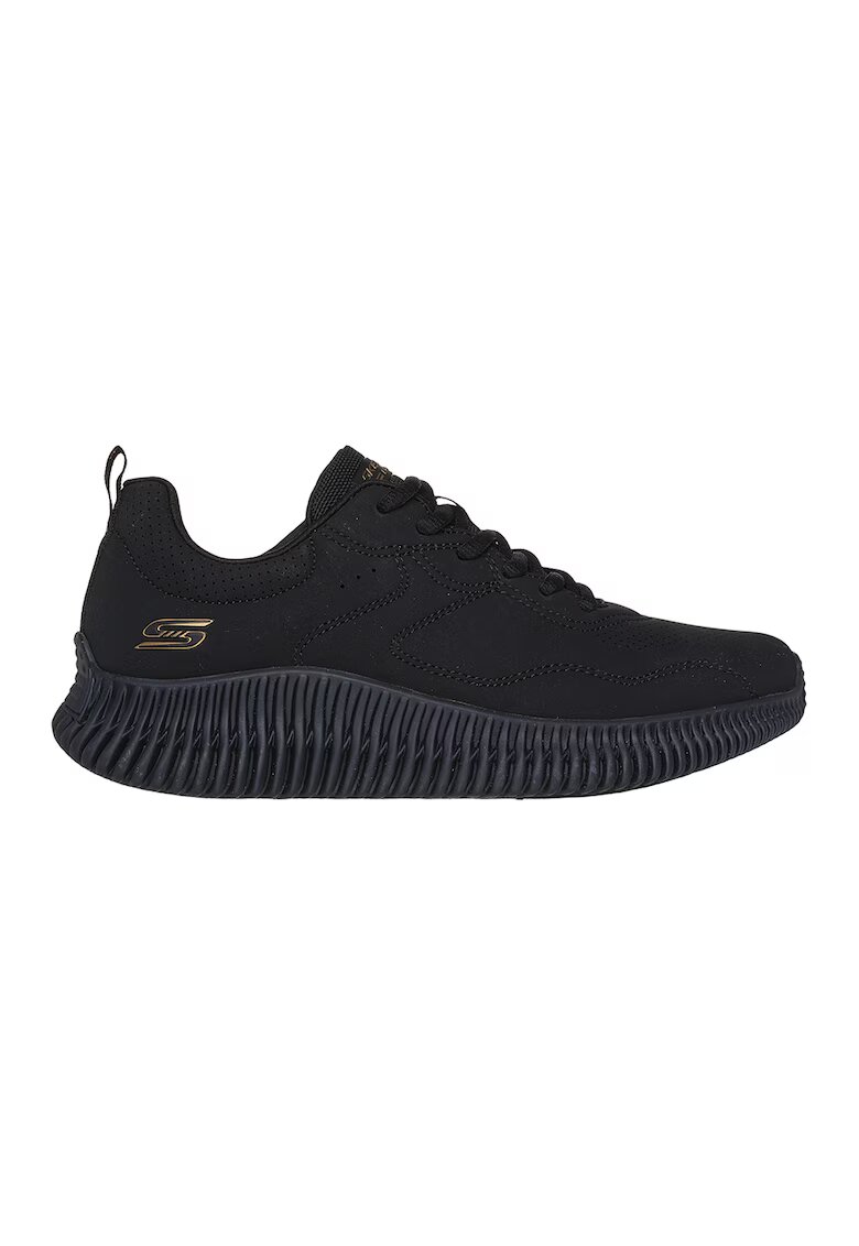Skechers Pantofi sport de piele ecologica - Negru
