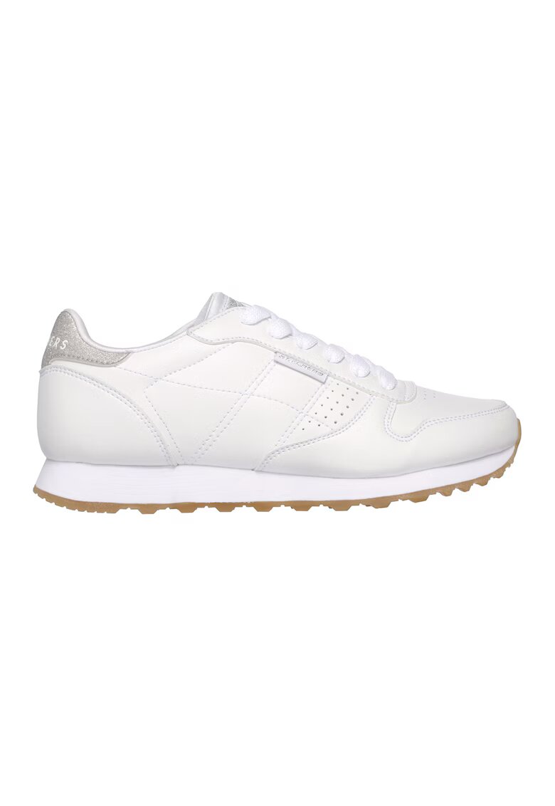 Skechers Pantofi sport de piele ecologica OG 85 - Old School - Alb optic