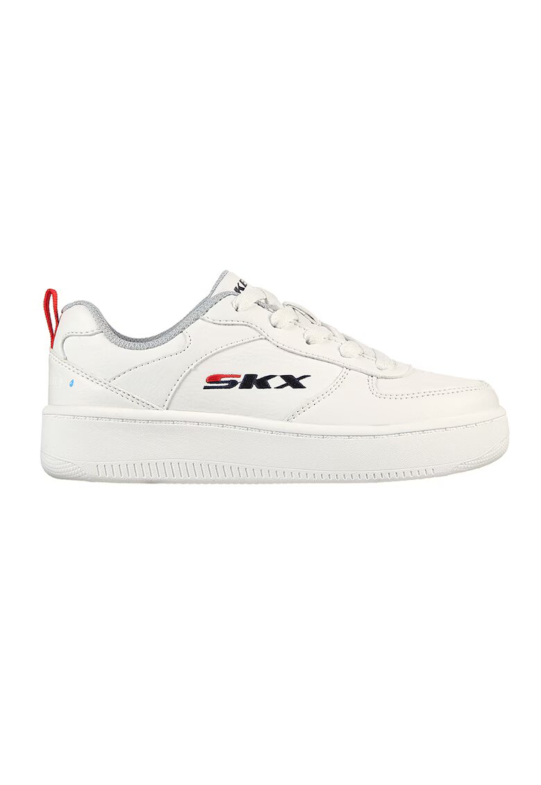 Skechers Pantofi sport de piele ecologica Sport Court 92 - Alb