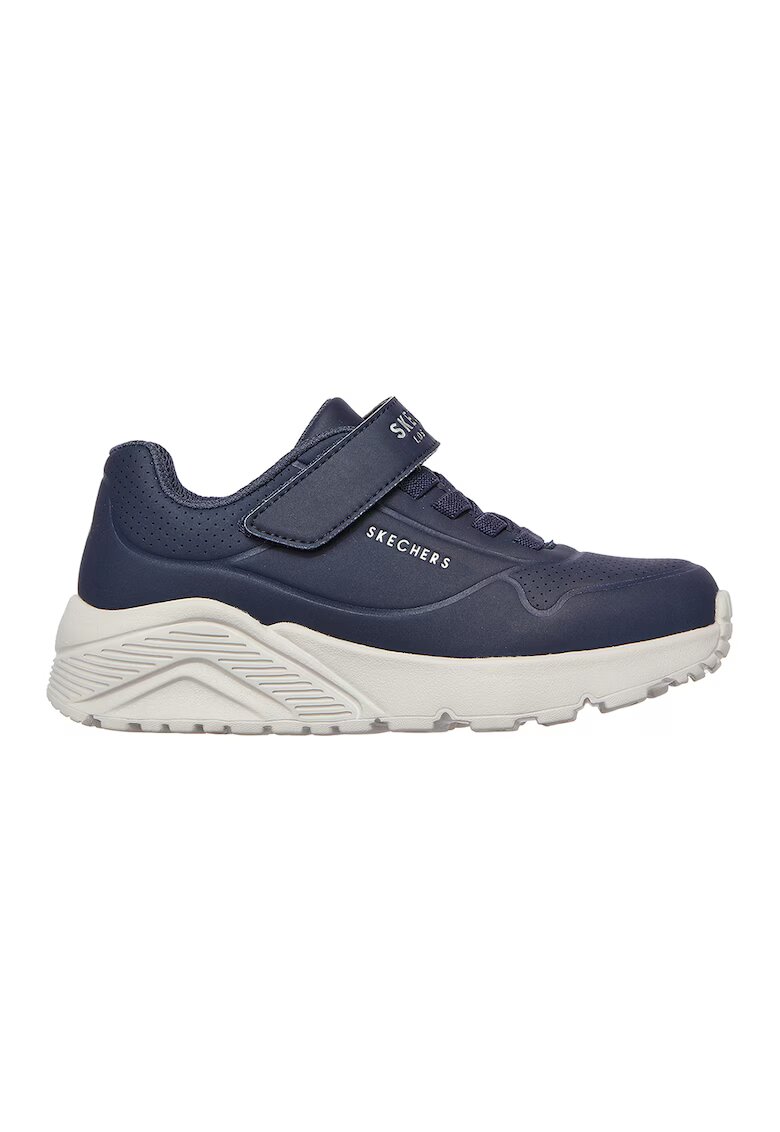 Skechers Pantofi sport de piele ecologica Uno Lite Vendox - Bleumarin