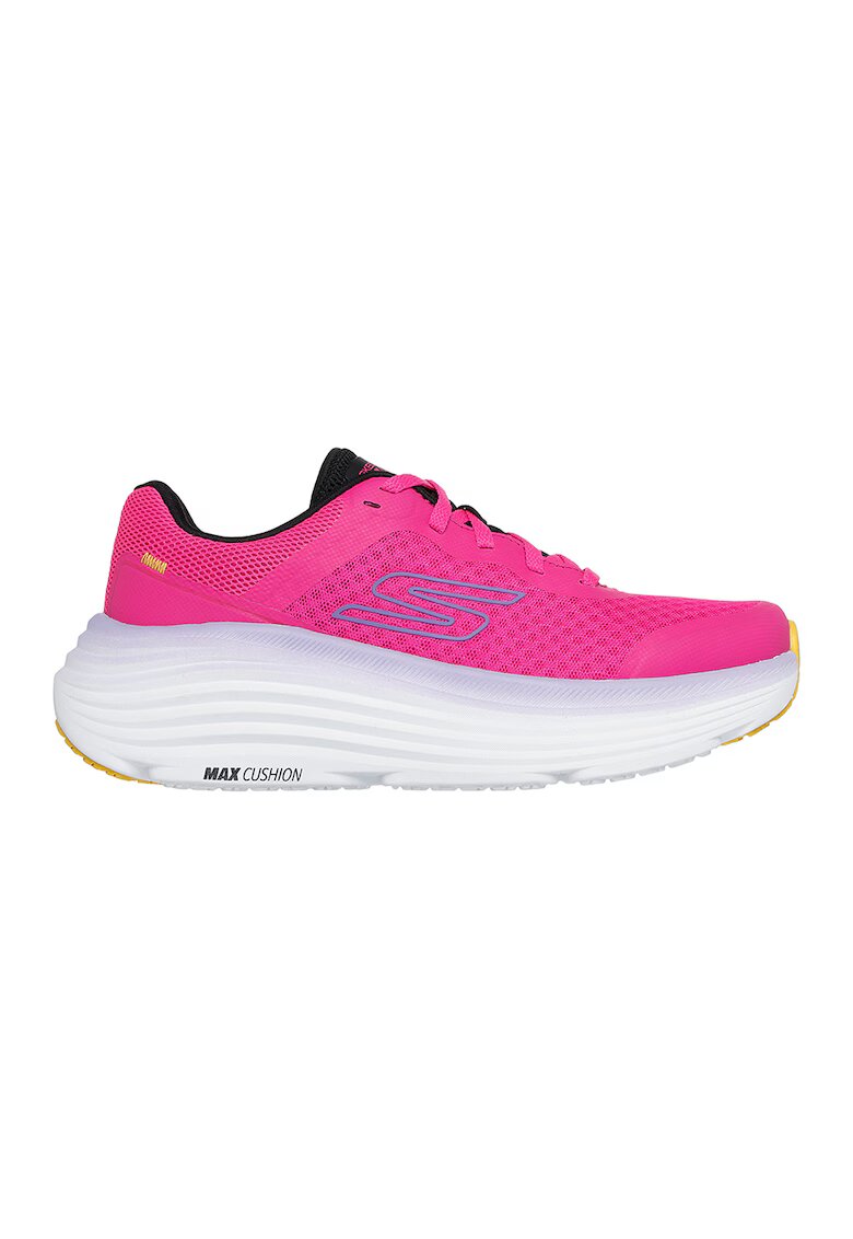 Skechers Pantofi sport de plasa cu brant moale - pentru alergare Max - Roz aprins/Lila/Alb optic