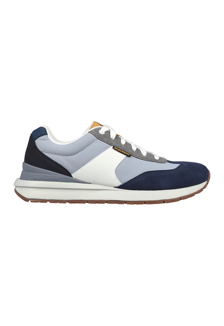 Skechers Pantofi sport de plasa cu garnituri contrastante Sunny Dale - Alb/Bleumarin
