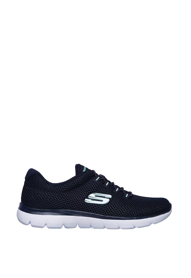 Skechers Pantofi sport de plasa cu logo Summits