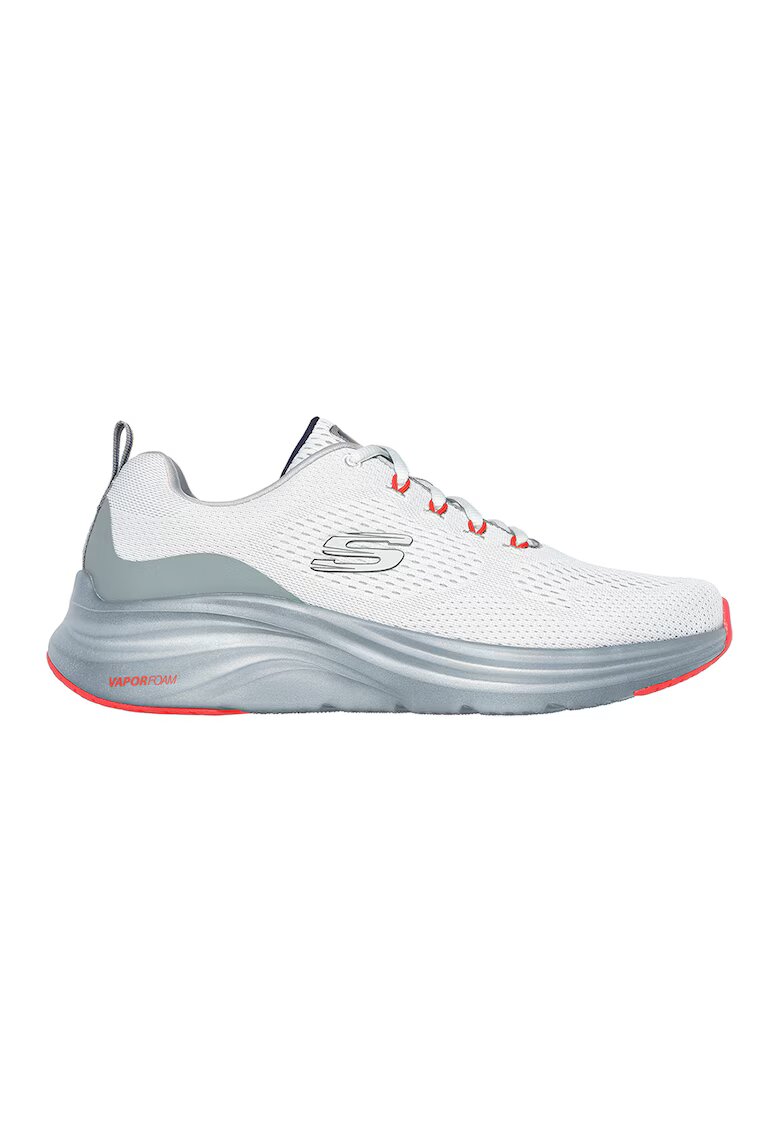 Skechers Pantofi sport de plasa cu logo Vapor Foam - Alb/Gri