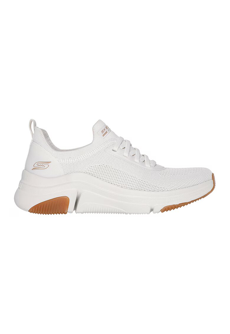 Skechers Pantofi sport din material textil BOBS Sparrow Flex - Alb murdar
