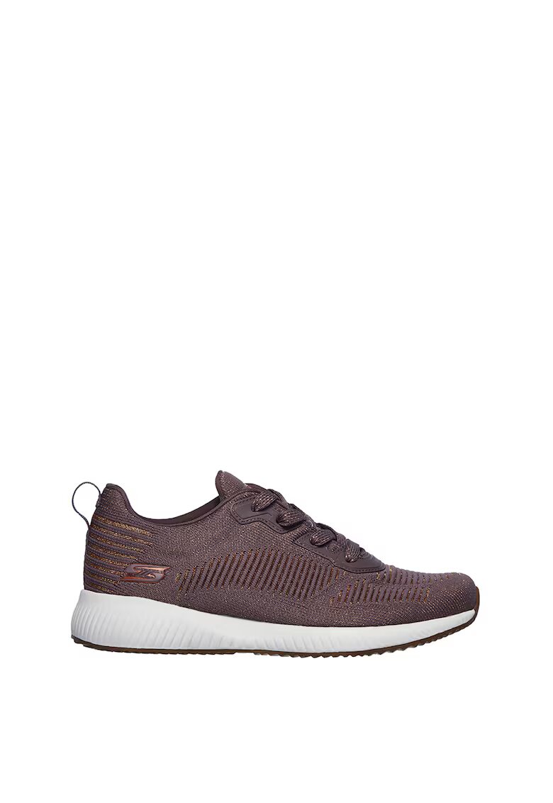 Skechers Pantofi sport din material textil Bobs Squad - Glam League - Violet prafuit