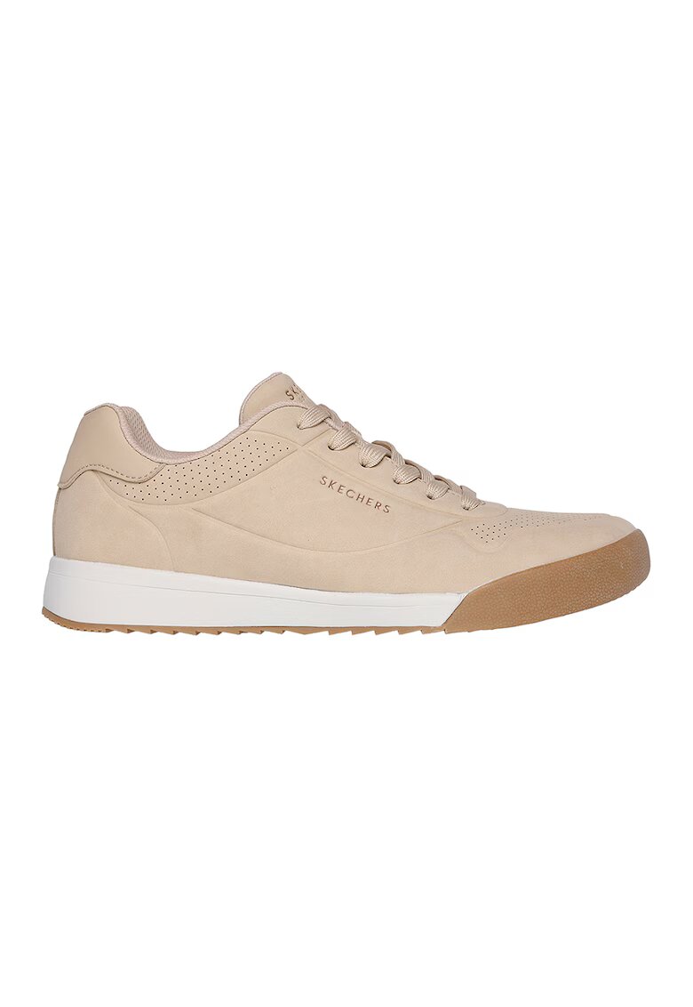Skechers Pantofi sport din piele ecologica cu detalii cu perforatii Zinger 2.0 - Bej deschis