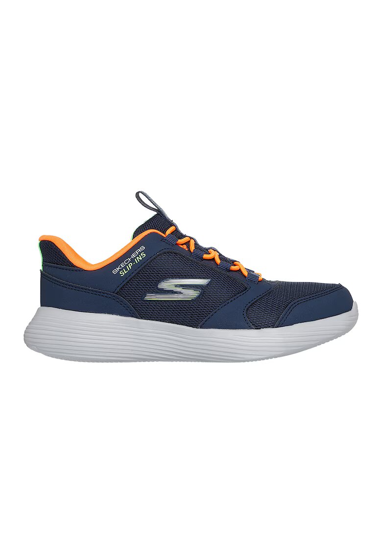 Skechers Pantofi sport din plasa Go Run 400 V2- Turbo - Portocaliu/Bleumarin