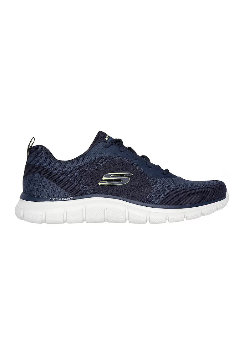Skechers Pantofi sport din plasa Track Glendor - Bleumarin