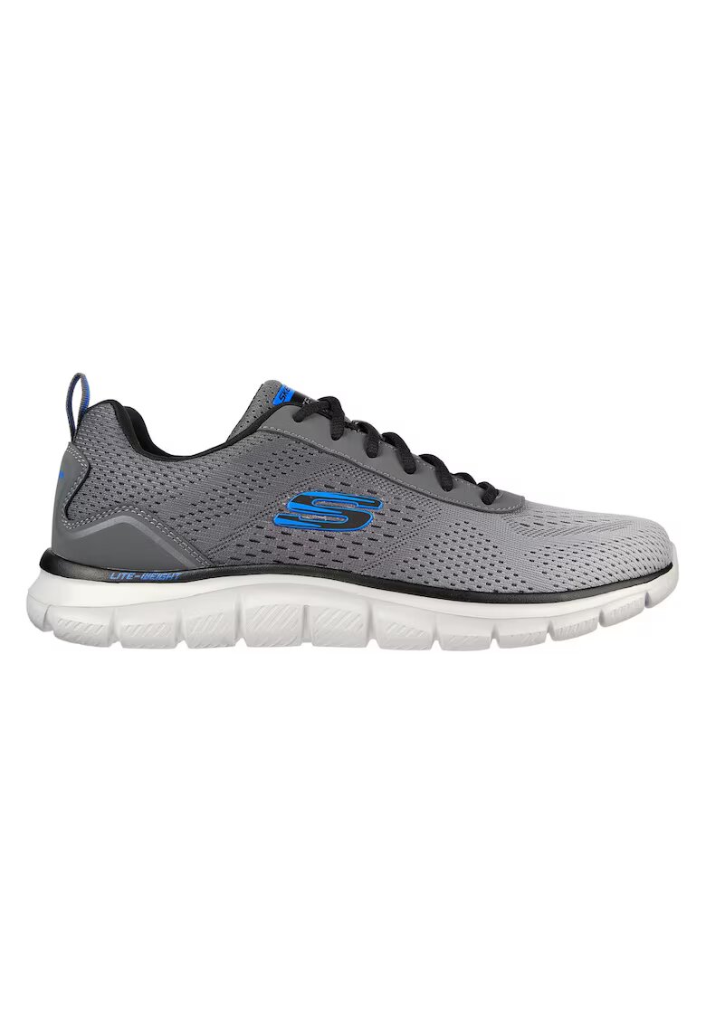 Skechers Pantofi sport din plasa tricotata Track-Ripkent - Gri