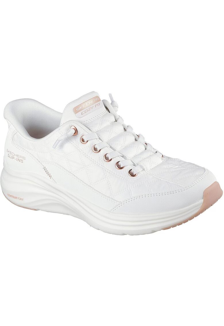 Skechers Pantofi sport femei Contour Foam - Golden Hour - Alb