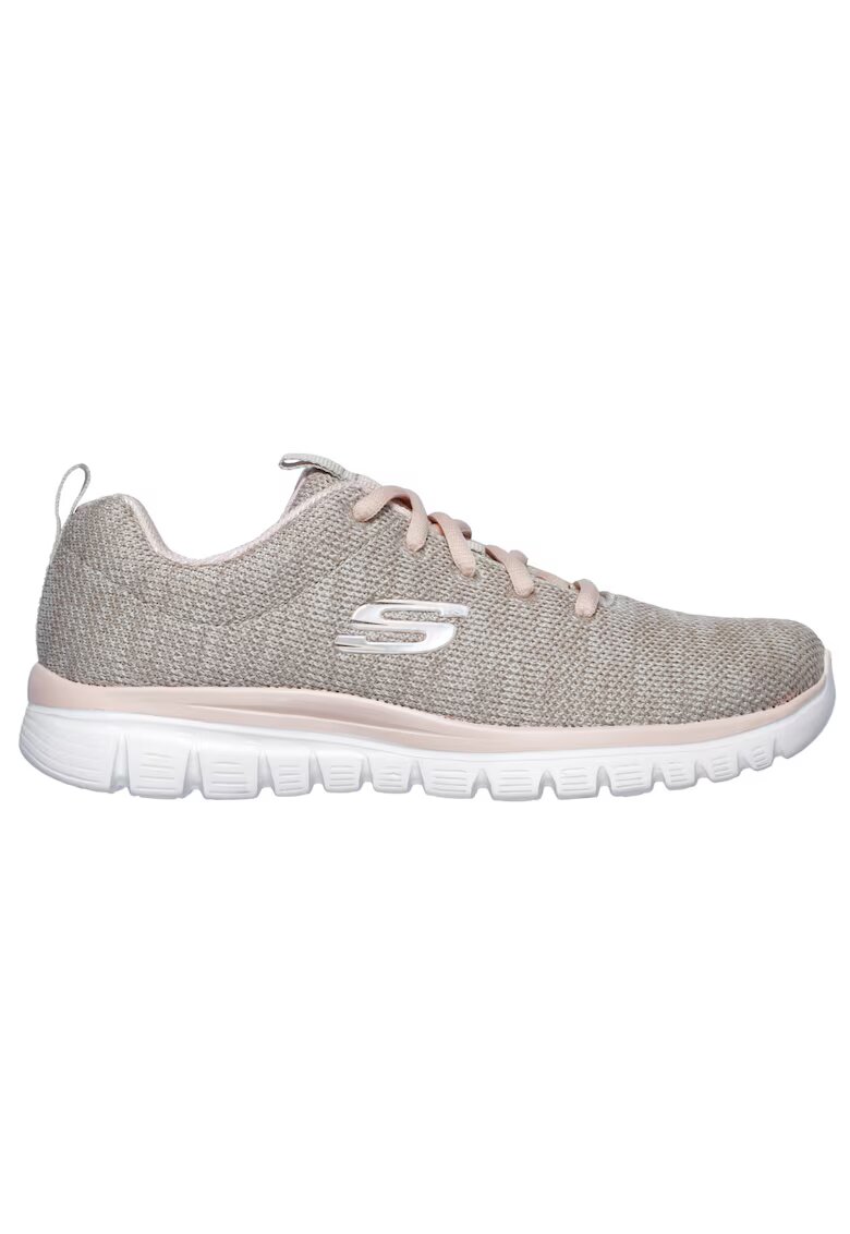 Skechers Pantofi sport femei GRACEFUL-TWISTEDFORTUNE bej
