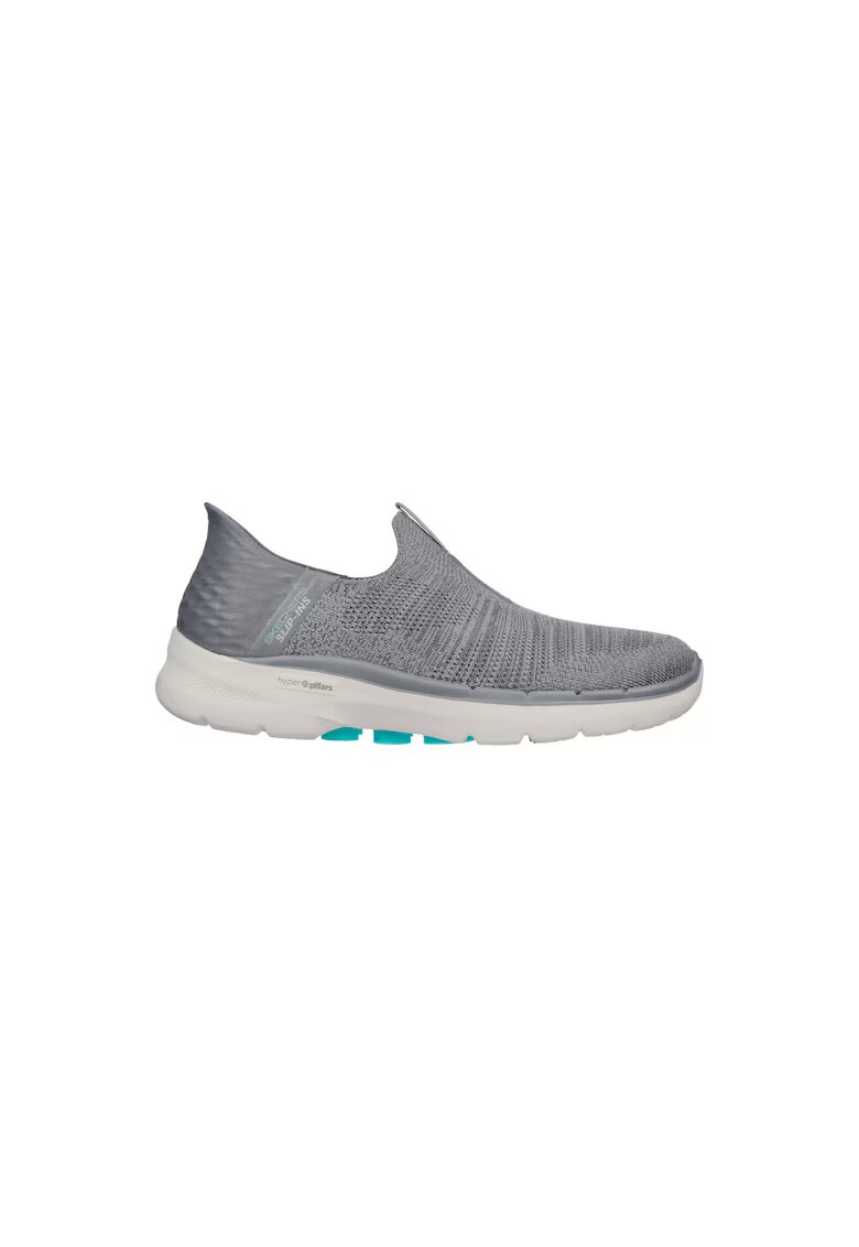 Skechers Pantofi sport femei Slip Ins Go Walk 6 Fabulous View - Gri - Gri
